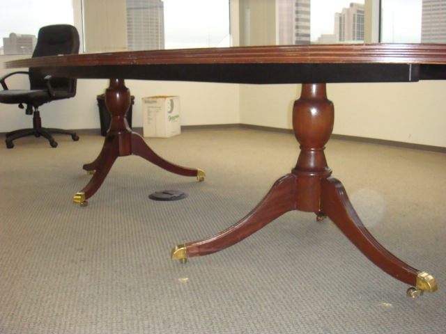 10′ x 4′ cherry racetrack table