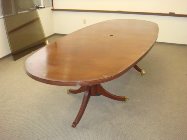 10′ x 4′ cherry racetrack table