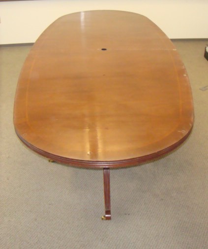 10′ x 4′ cherry racetrack table