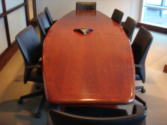 12′ x 4′ Boatshape Conference table