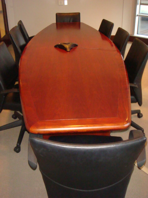 12′ x 4′ Boatshape Conference table