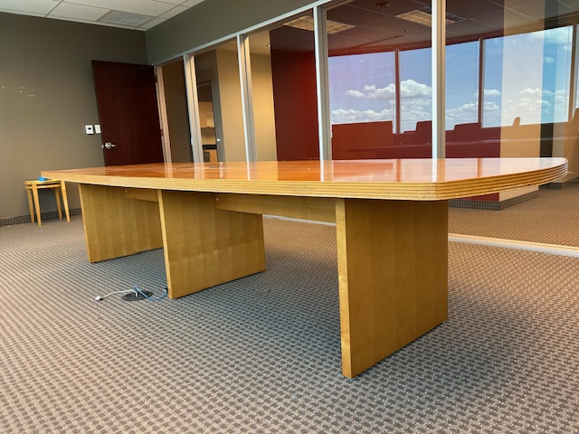 12’ x 4’ Maple Conference Table