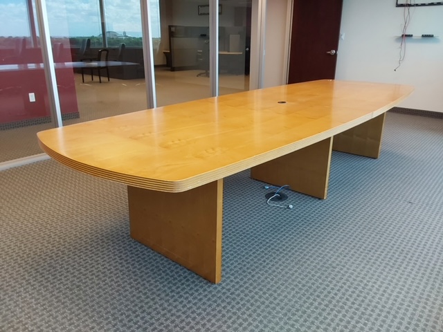 12’ x 4’ Maple Conference Table