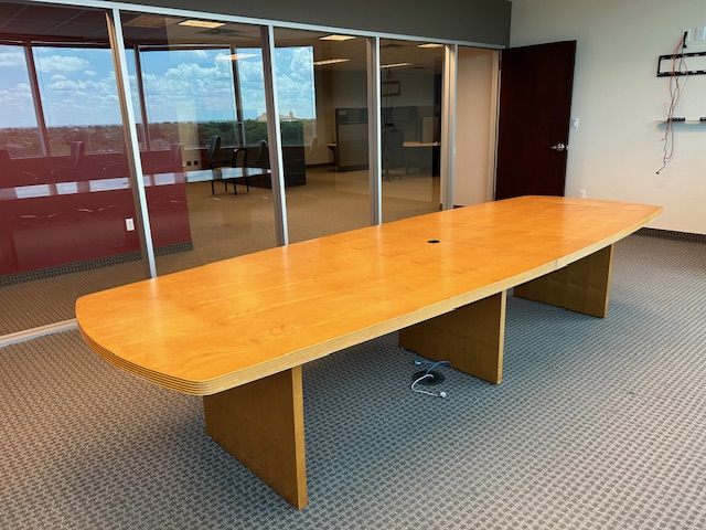12’ x 4’ Maple Conference Table