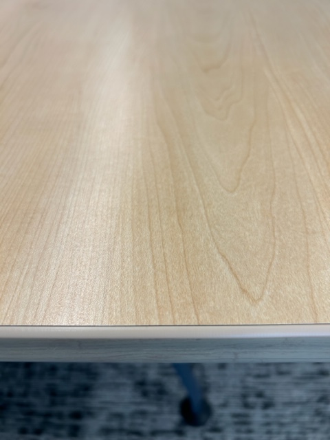 12′ x 54″ Maple Table w/power