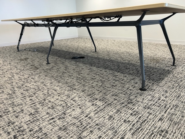 12′ x 54″ Maple Table w/power