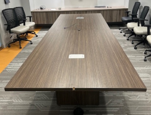 12’9” x 53”W Table w/power