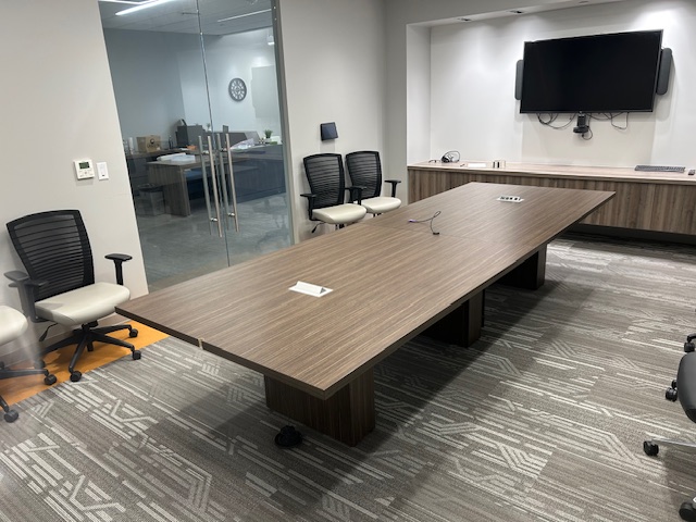 12’9” x 53”W Table w/power