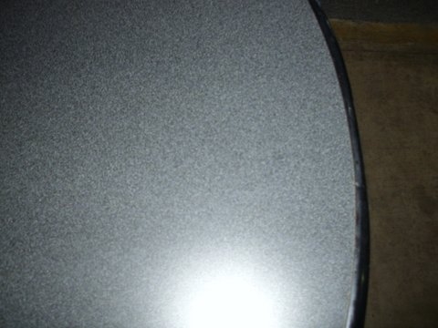 15′ x 42″ gray racetrack table