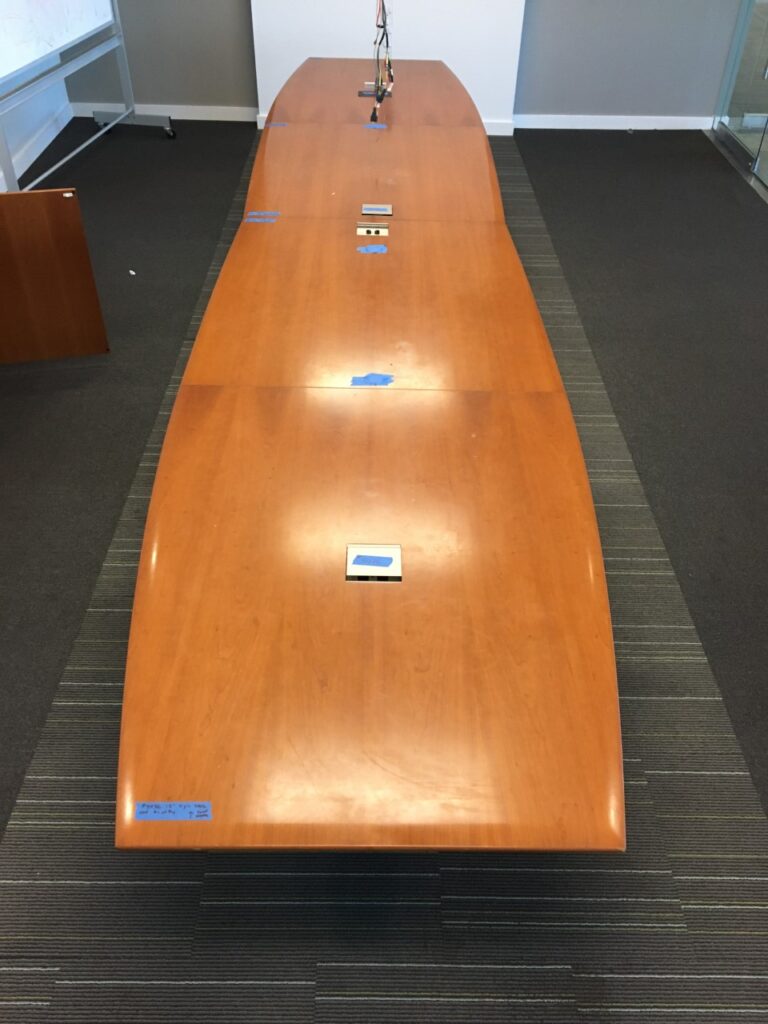 19′ x 4′ conference table