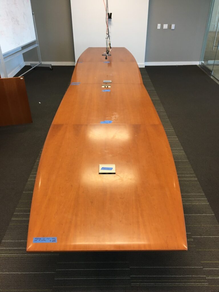 19′ x 4′ conference table