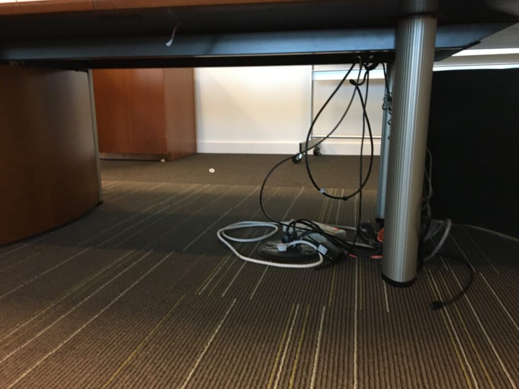 19′ x 4′ conference table