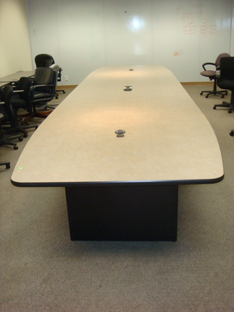 20′ x 5′ laminate boardroom table