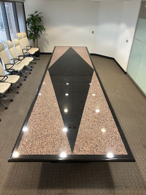 20′ x 5′ Marble table