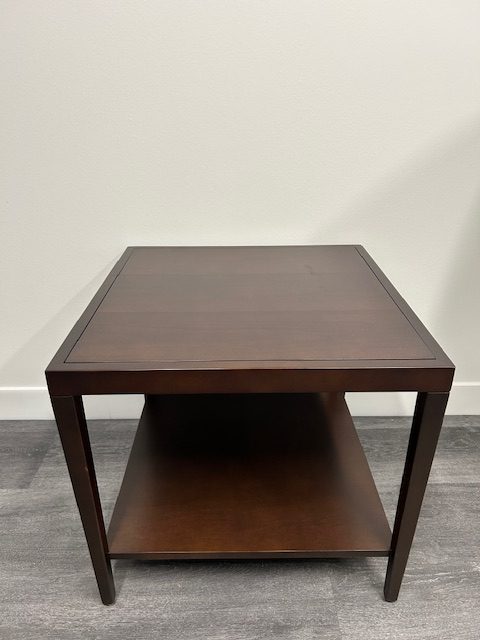 24” square end table