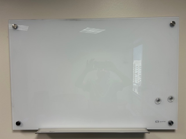 3′ x 2′ Glass Dry Erase Board