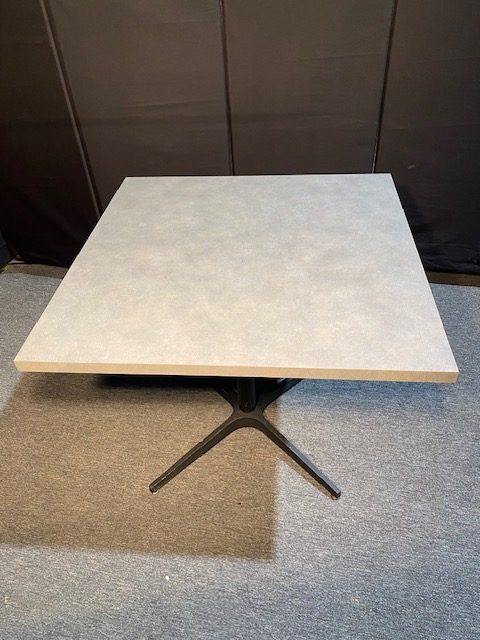 36” square table