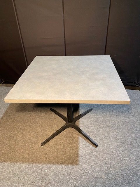 36” square table