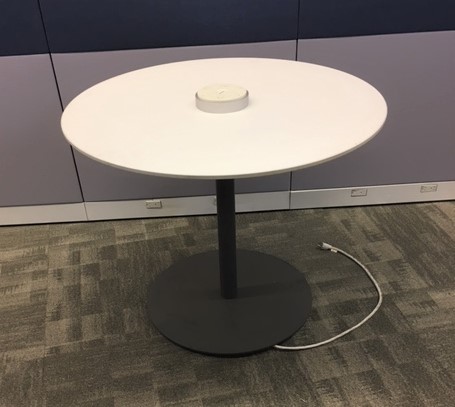 36” Table with power