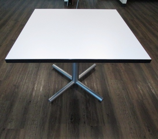 36″ white breakroom table