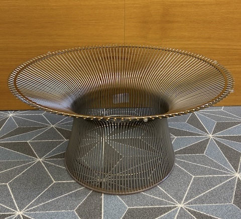42” glass top coffee table