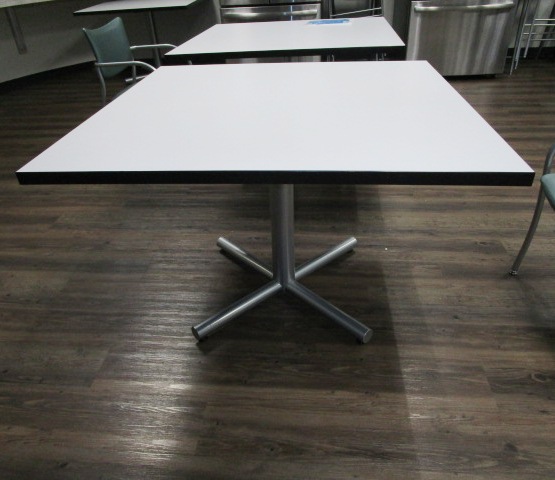42″ white breakroom table