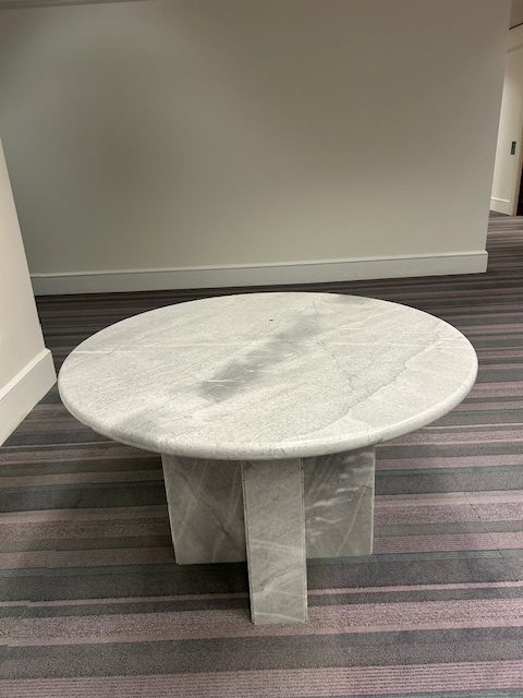 45” marble table