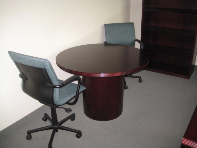 48″ round Paoli conf. table