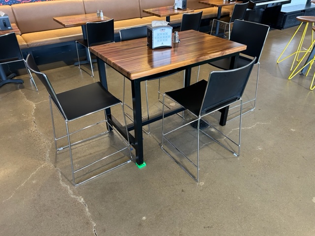 48” x 30” Counter Ht. Table