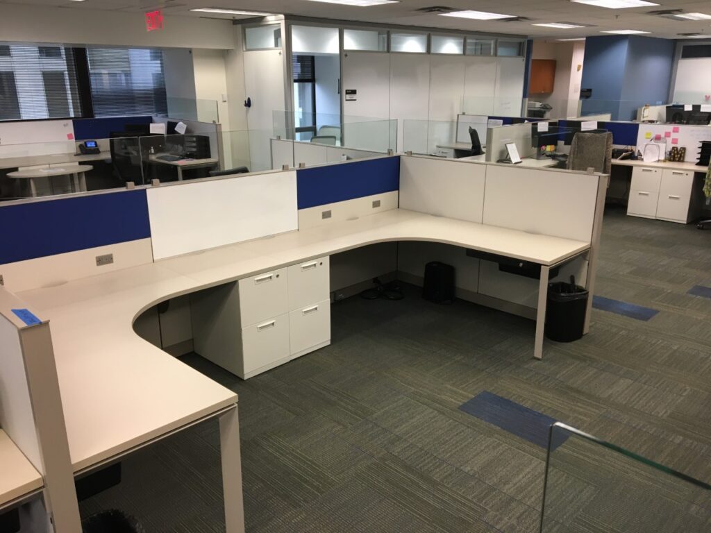 48″H Steelcase Answer stations