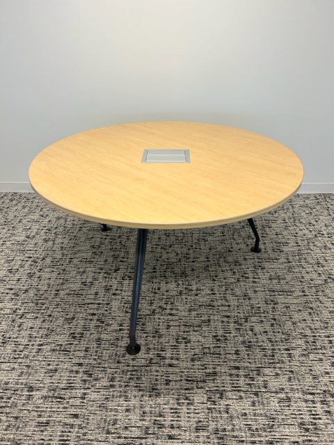 54” Round Table w/power