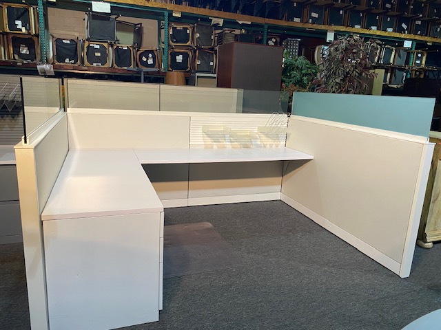 54″H Steelcase Answer stations