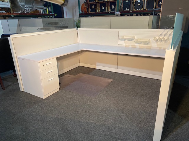 54″H Steelcase Answer stations
