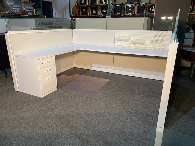 54″H Steelcase Answer stations