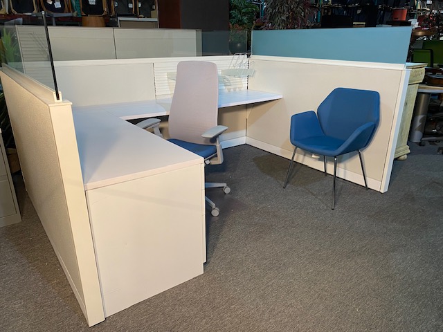 54″H Steelcase Answer stations