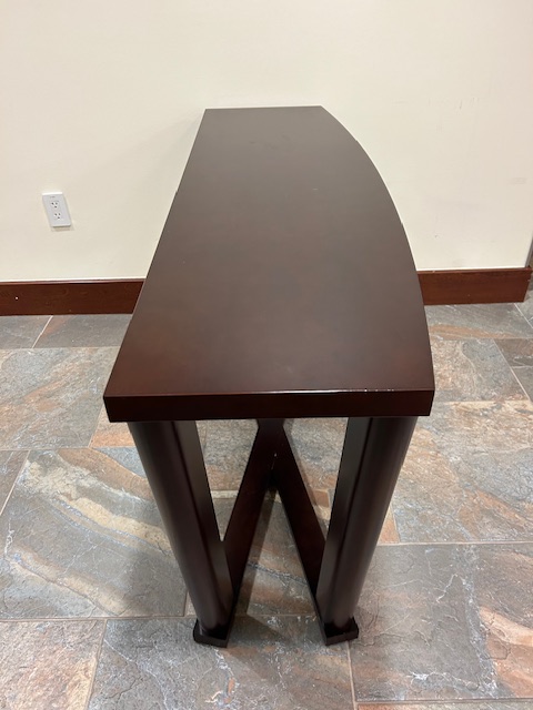 54”W Entryway table
