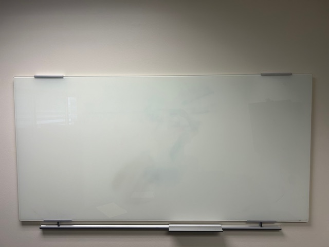 5’W x 3’H Glass Whiteboard