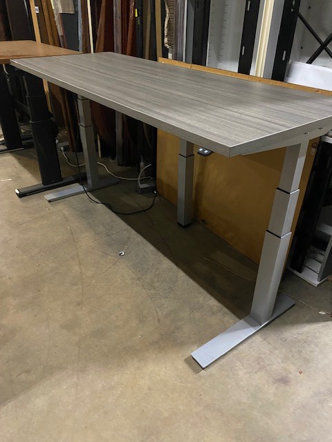 6’ x 27″ sit/stand desk