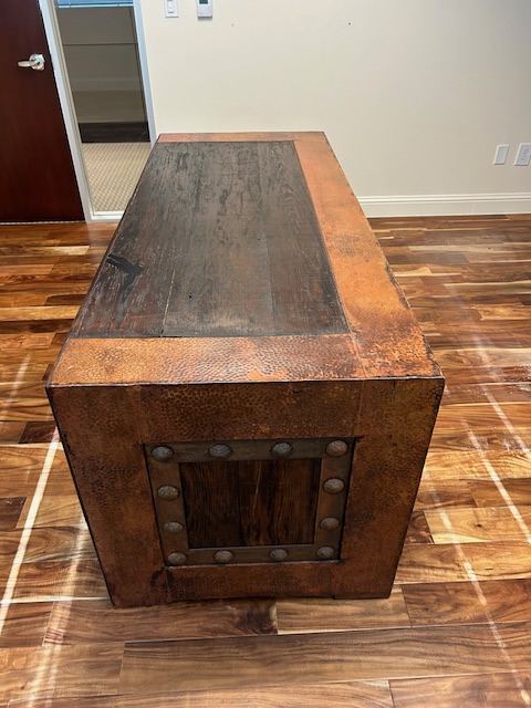 6’ x 29.5” Smoke Copper Desk