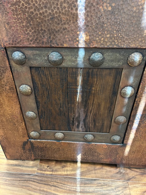 6’ x 29.5” Smoke Copper Desk