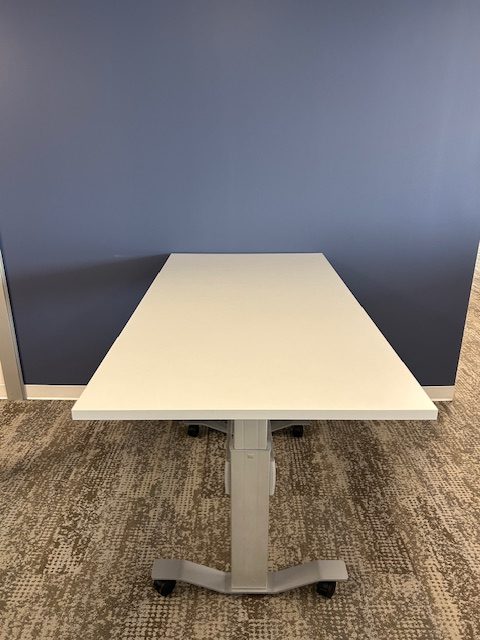 6’ x 3’ Mobile sit/stand table