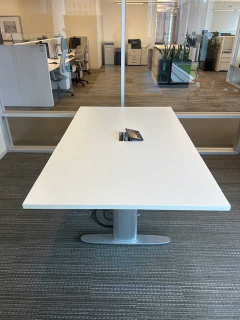6’ x 42” Bernhardt table w/power