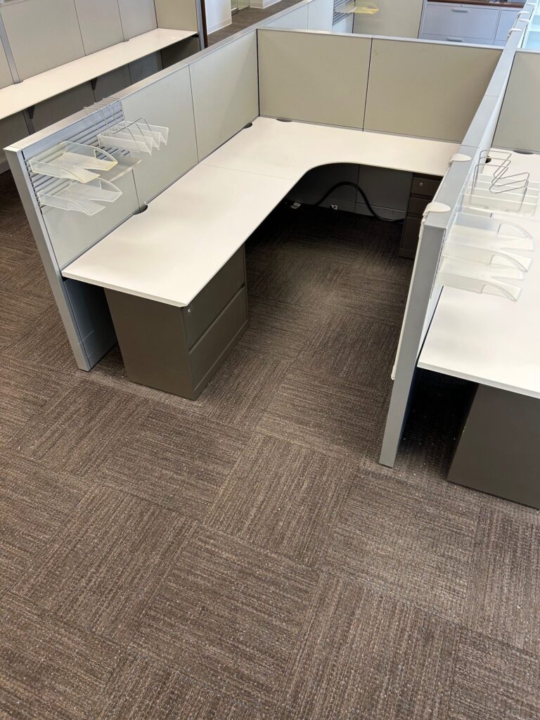 6’ x 6’ or 6’ x 8.5’ Answer stations-54”H