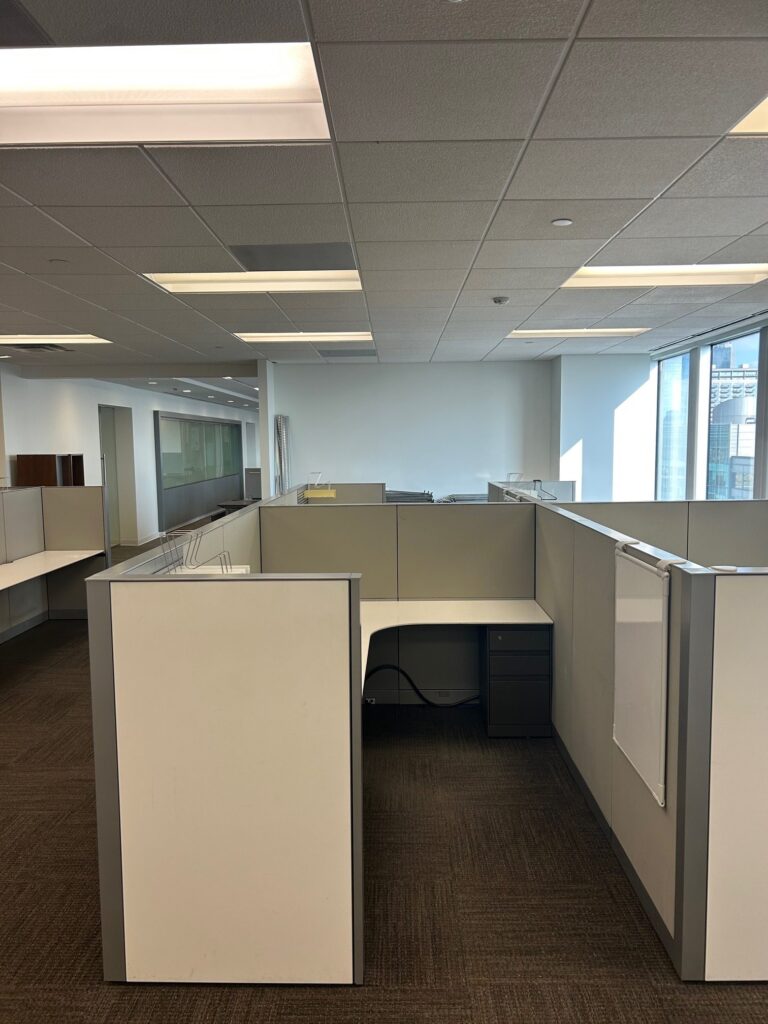 6’ x 6’ or 6’ x 8.5’ Answer stations-54”H