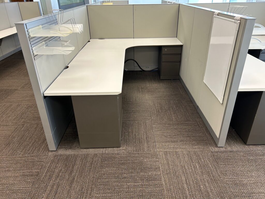6’ x 6’ or 6’ x 8.5’ Answer stations-54”H