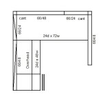 6′ x 6′ x 65″H Steelcase Answer