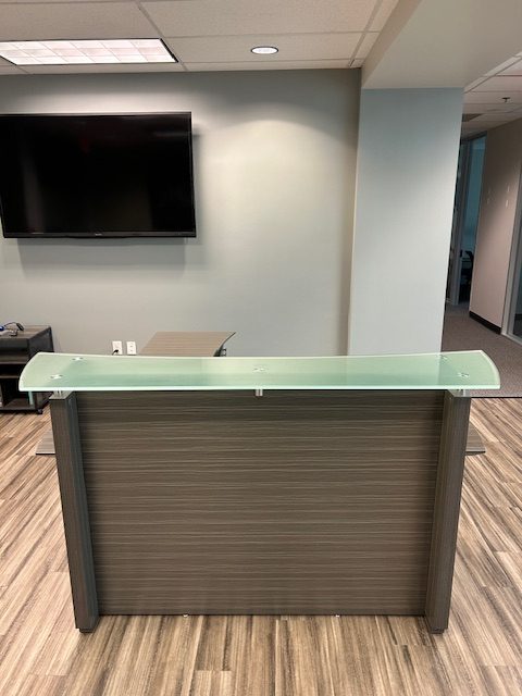 6′ x 7′ Safco Receptionist Desk