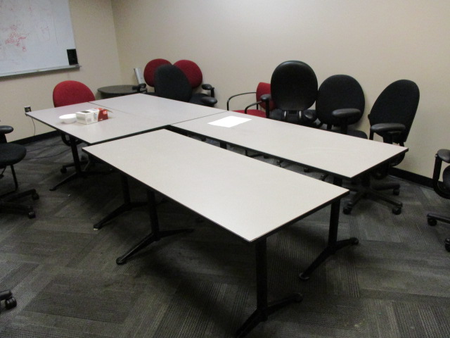 60″ x 24″ Lt. Gray tables
