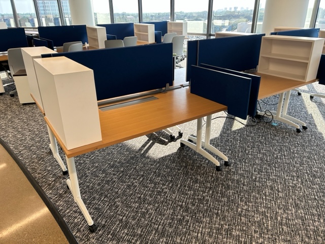 60”W x 29”D Mobile benching