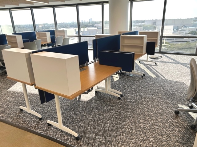 60”W x 29”D Mobile benching